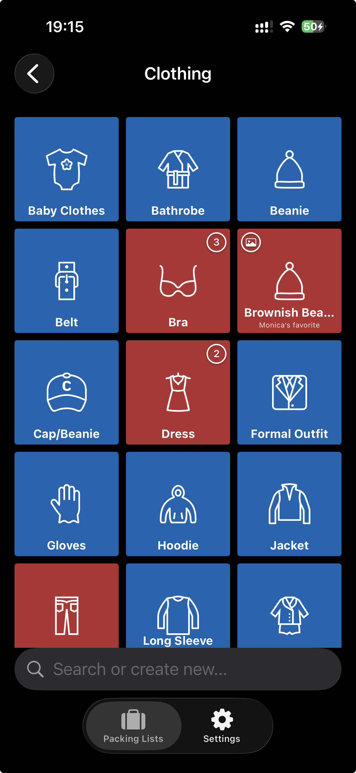 Inventory Categories